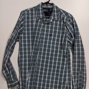 AEO LS Plaid Shirt